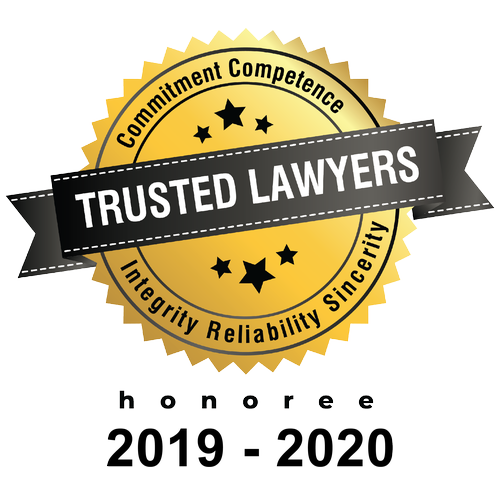 Trusted Lawyers Badge 2019 - 2020 500px